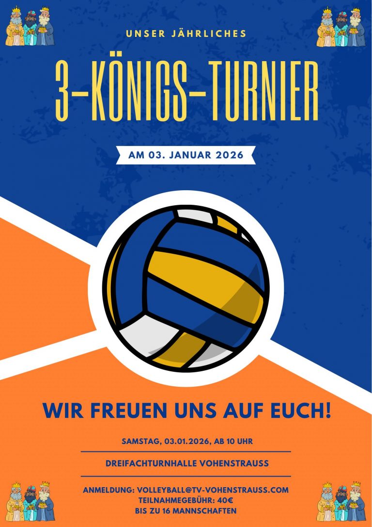 Volleyball-Dreikönigs-Mixed-Turnier 2026